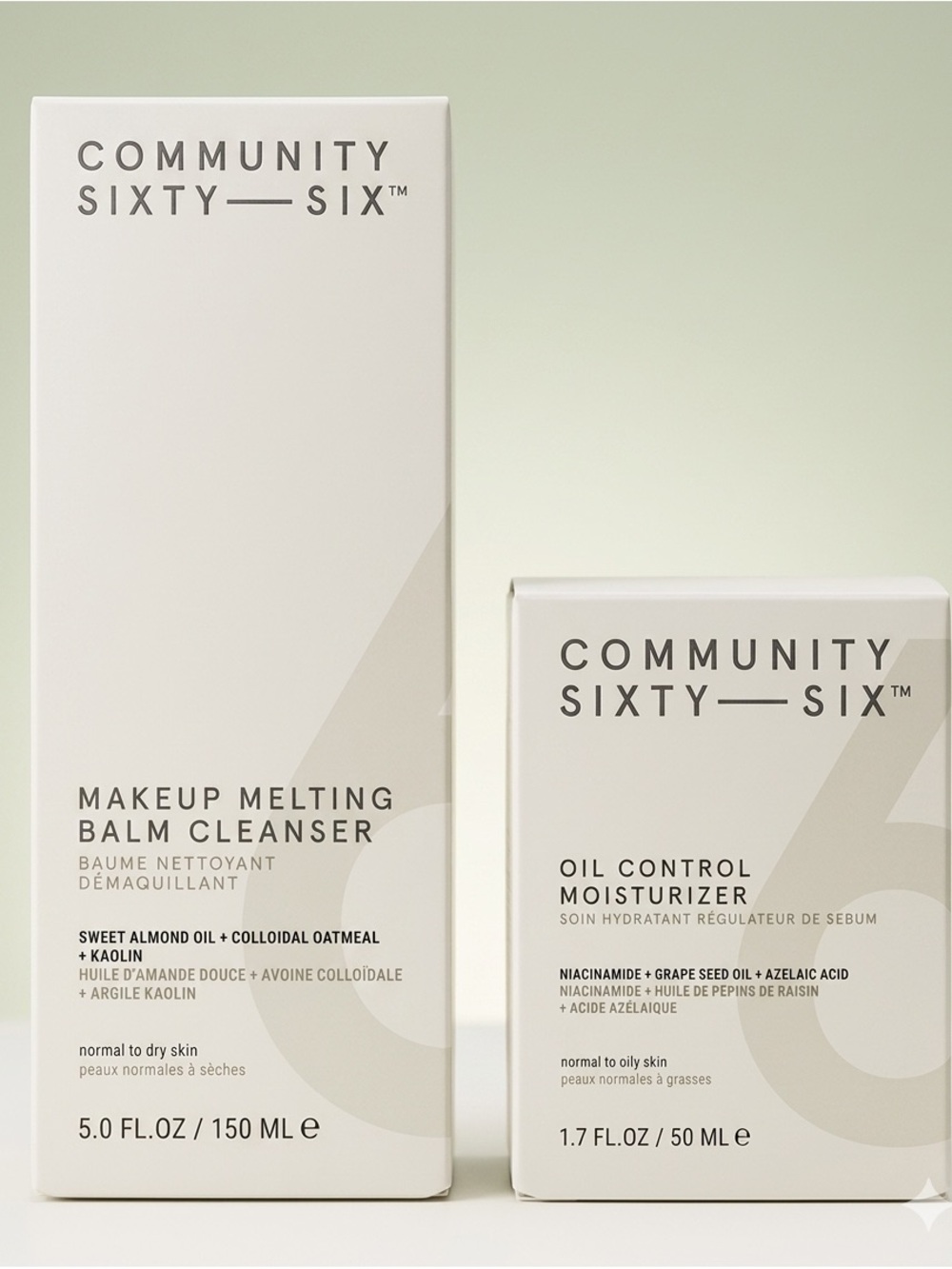 Community Sixty-Six Cleanser &
Moisturizer Set